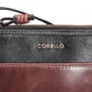 Bolsa Transversal Couro Preto/Marrom - imagem 6