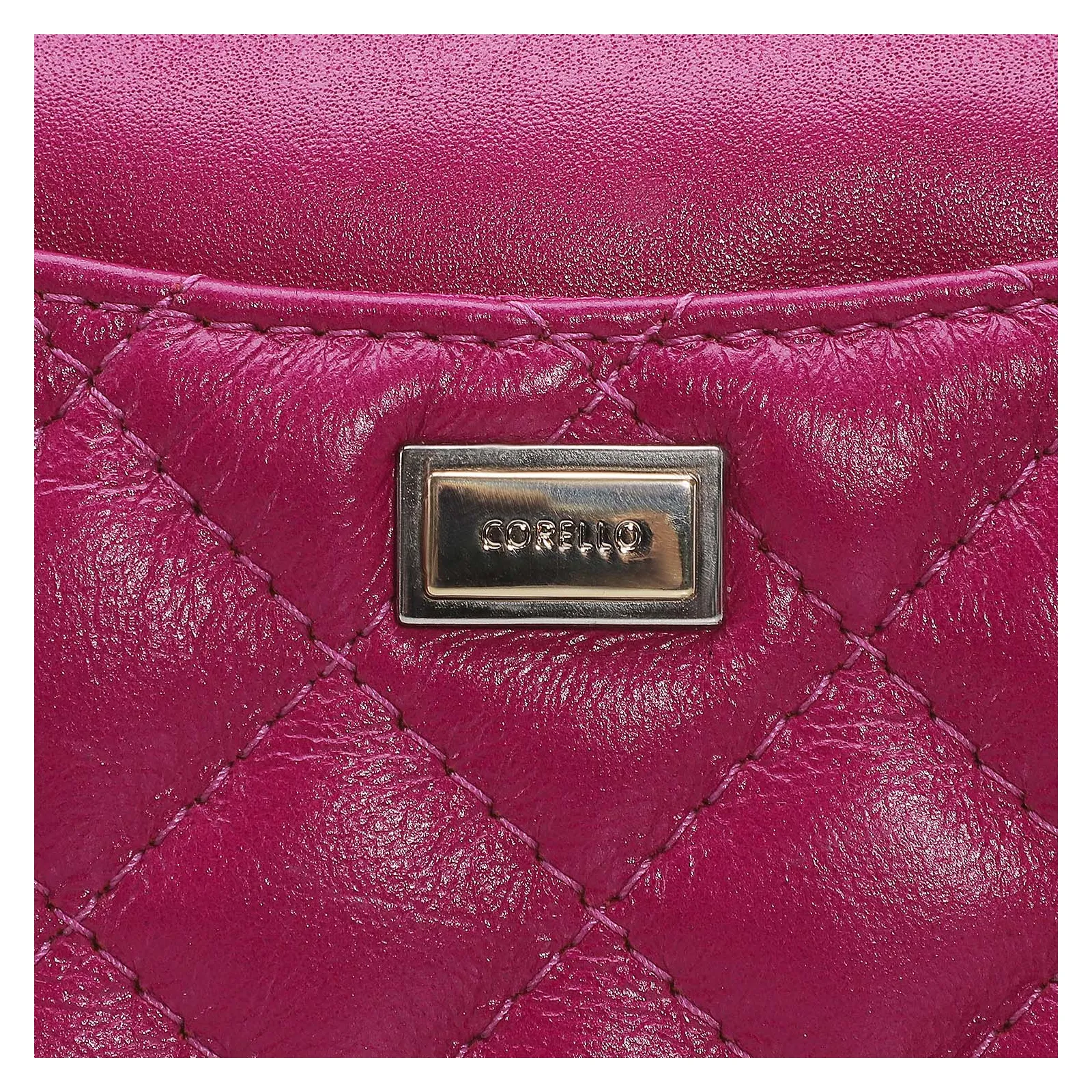 Bolsa Transversal Couro Rosa