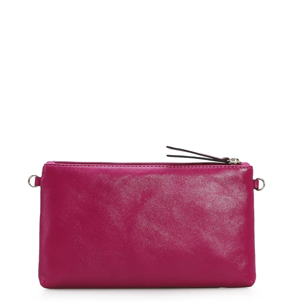 Bolsa Transversal Couro Rosa - imagem 3