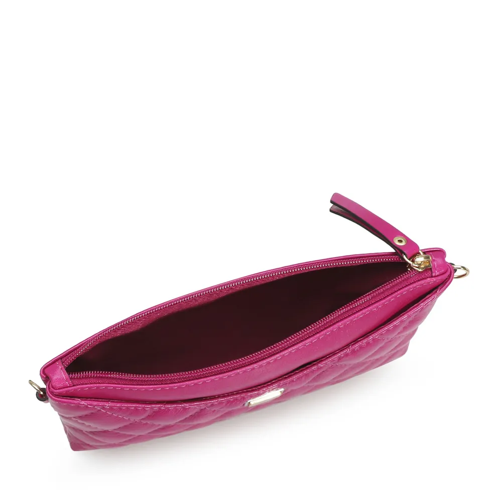 Bolsa Transversal Couro Rosa - imagem 4