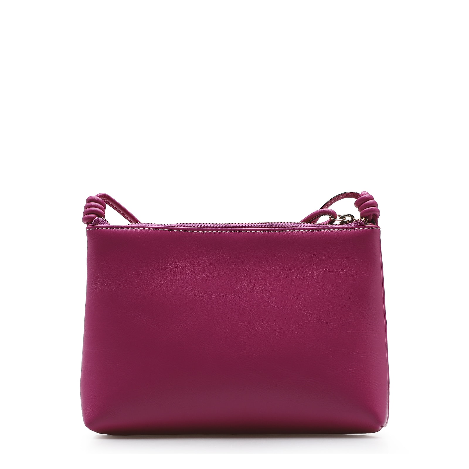 Bolsa Transversal Couro Rosa