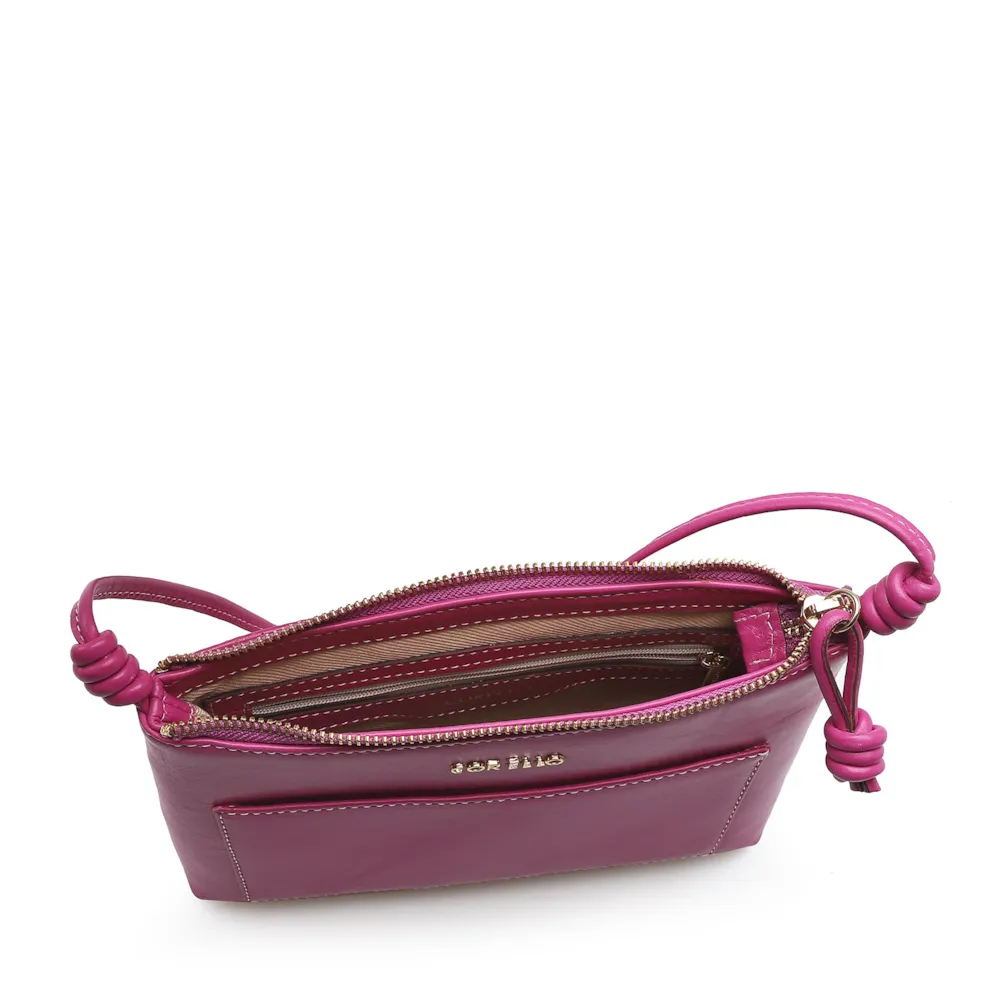 Bolsa Transversal Couro Rosa - imagem 4