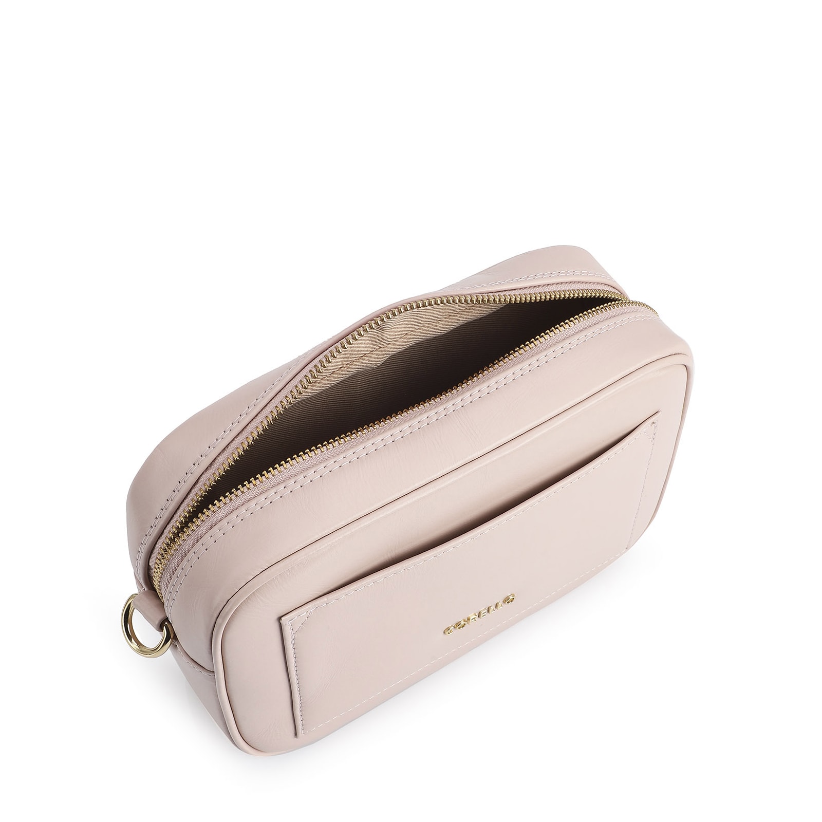 Bolsa Transversal Couro Rosa