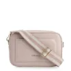 Bolsa Transversal Couro Rosa - imagem 1
