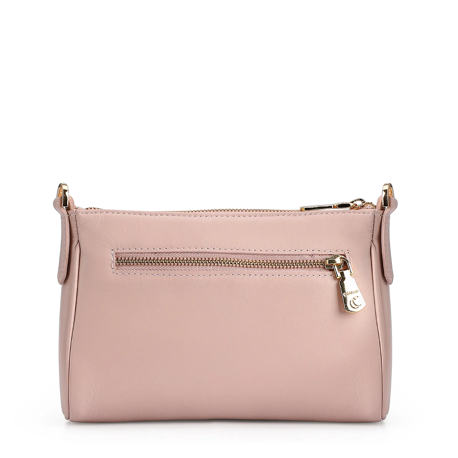 Bolsa Transversal Couro Rosa