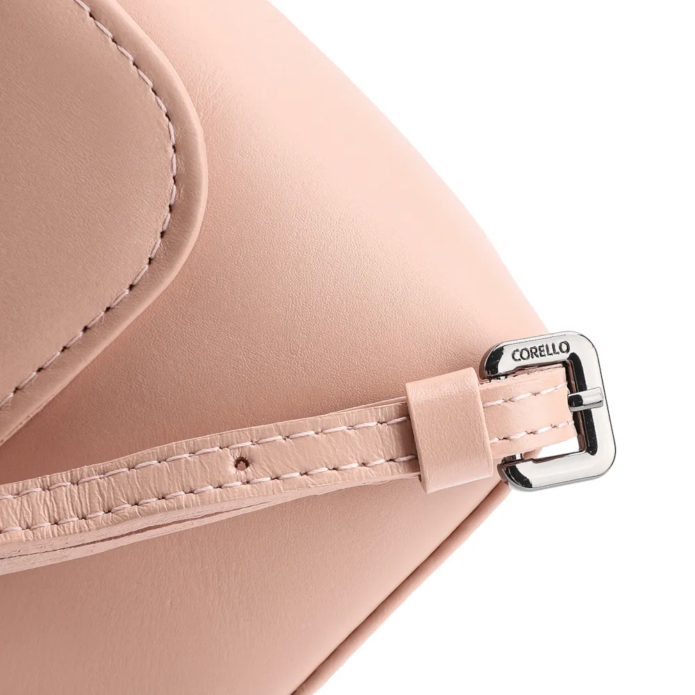 Bolsa Transversal Couro Rosa - imagem 5