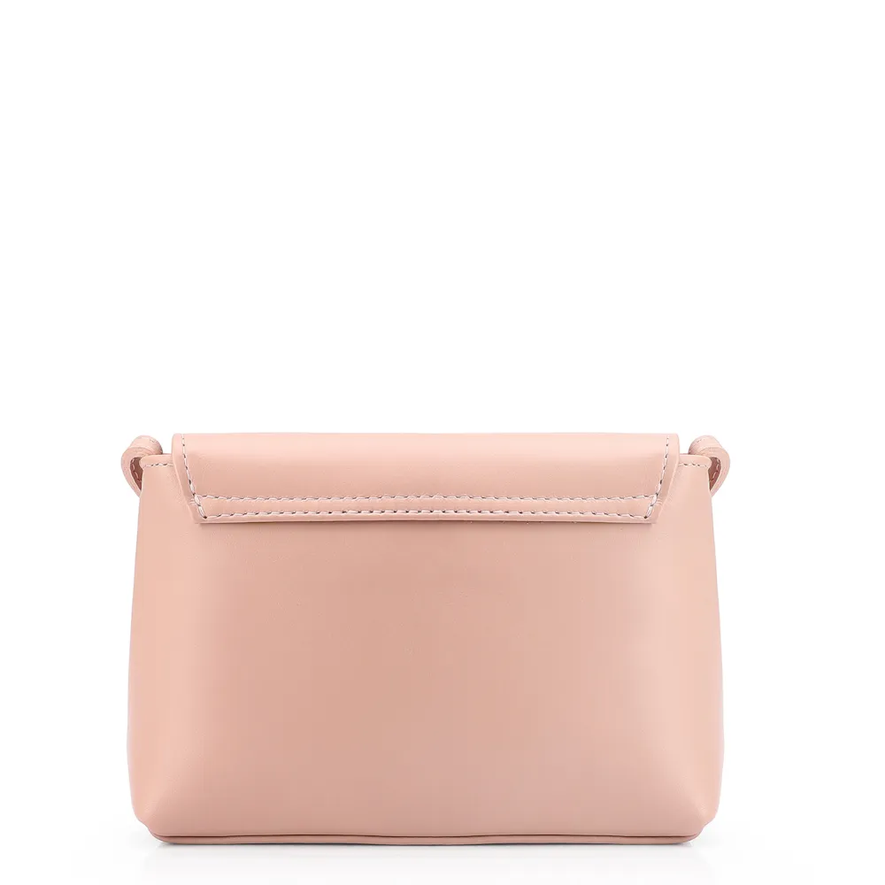 Bolsa Transversal Couro Rosa - imagem 3