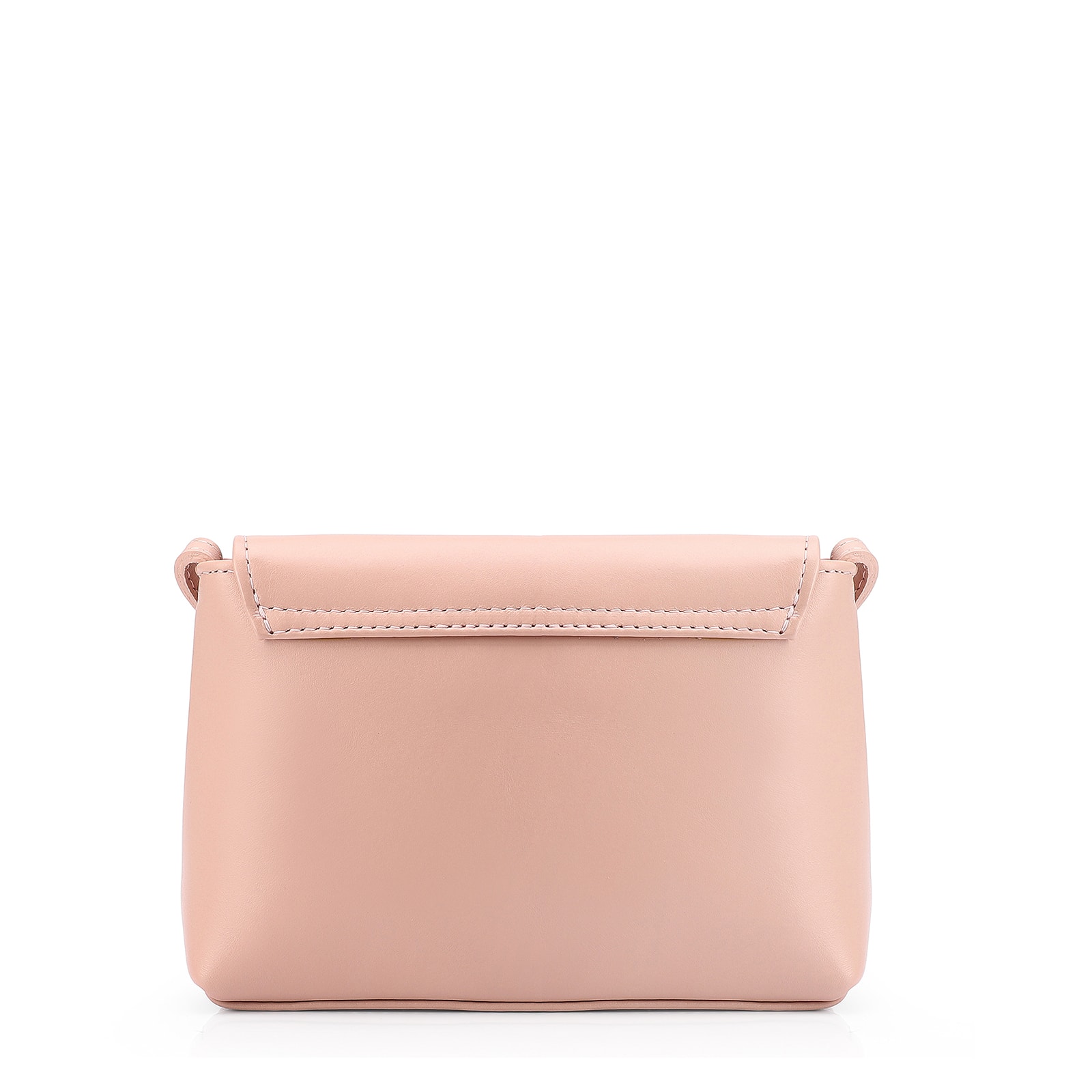Bolsa Transversal Couro Rosa