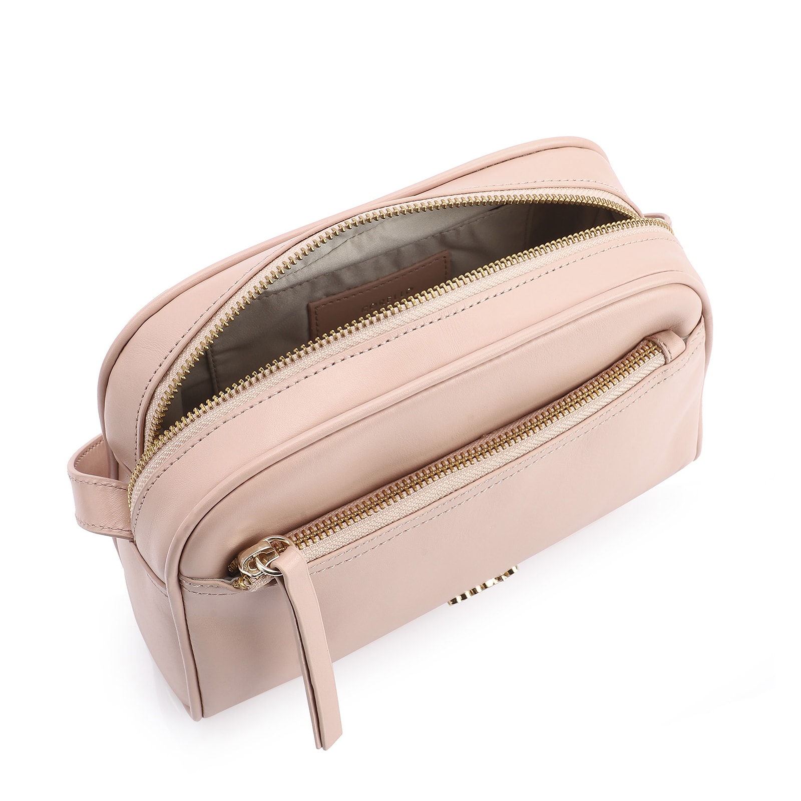 Bolsa Transversal Couro Rosa