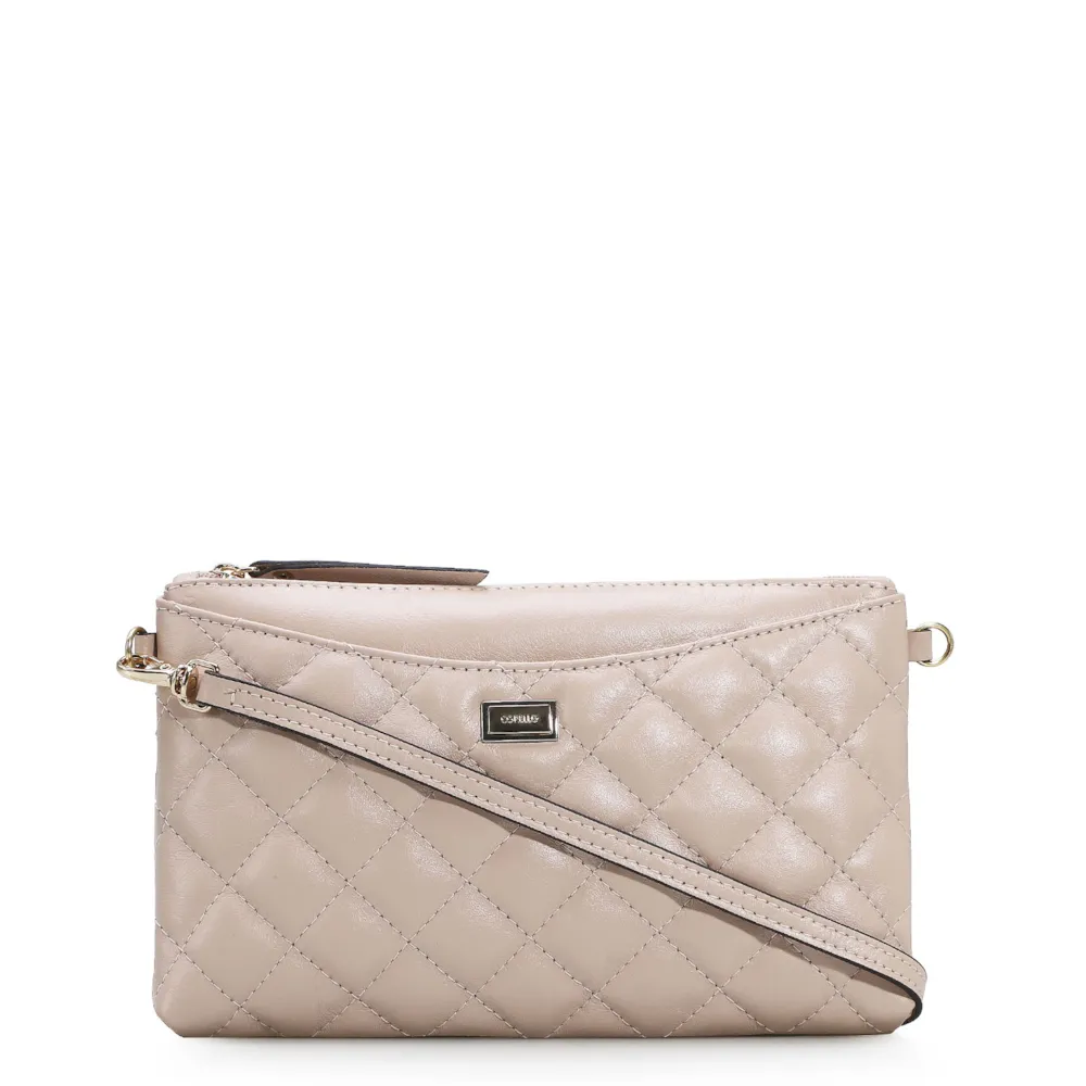 Bolsa Transversal Couro Rosado