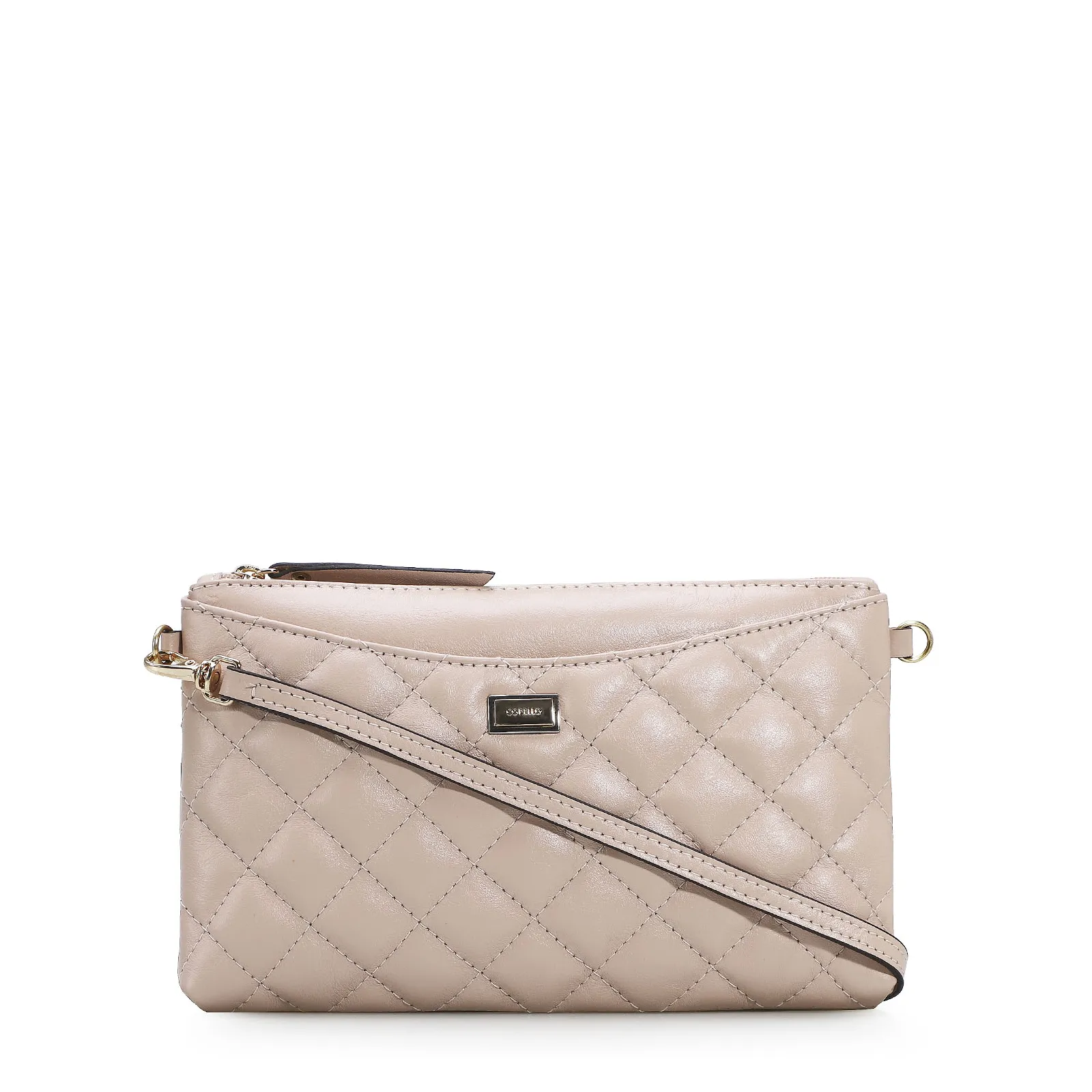 Bolsa Transversal Couro Rosado