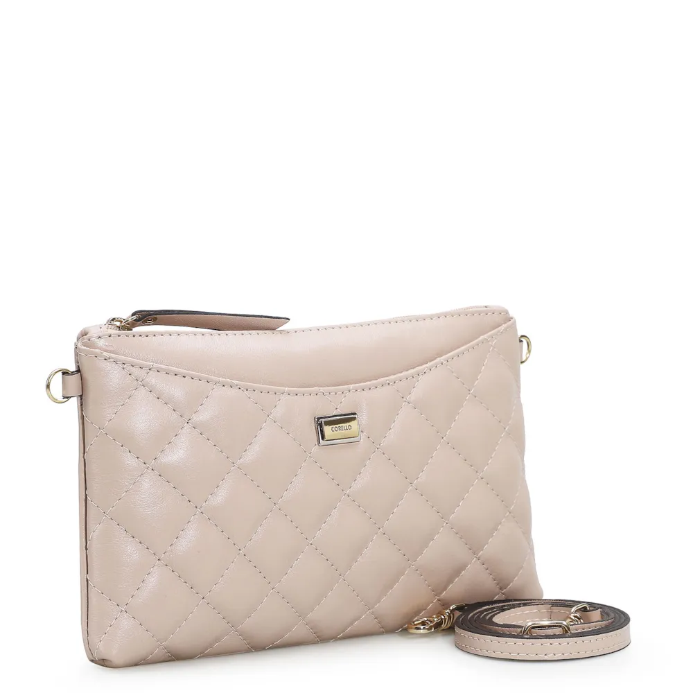 Bolsa Transversal Couro Rosado - imagem 2