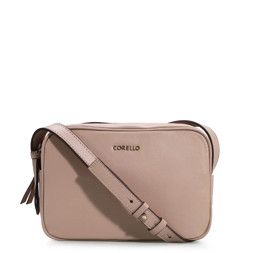 Bolsa Transversal Couro Rosado