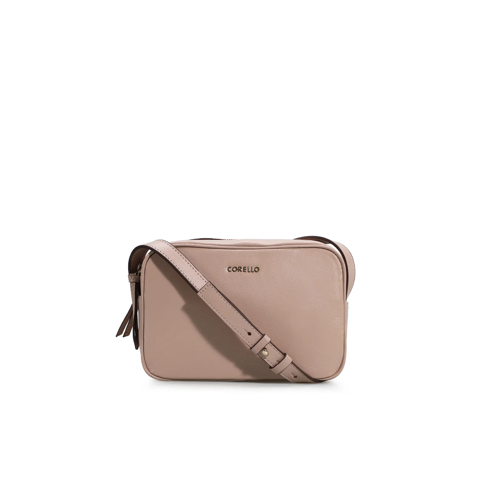 Bolsa Transversal Couro Rosado