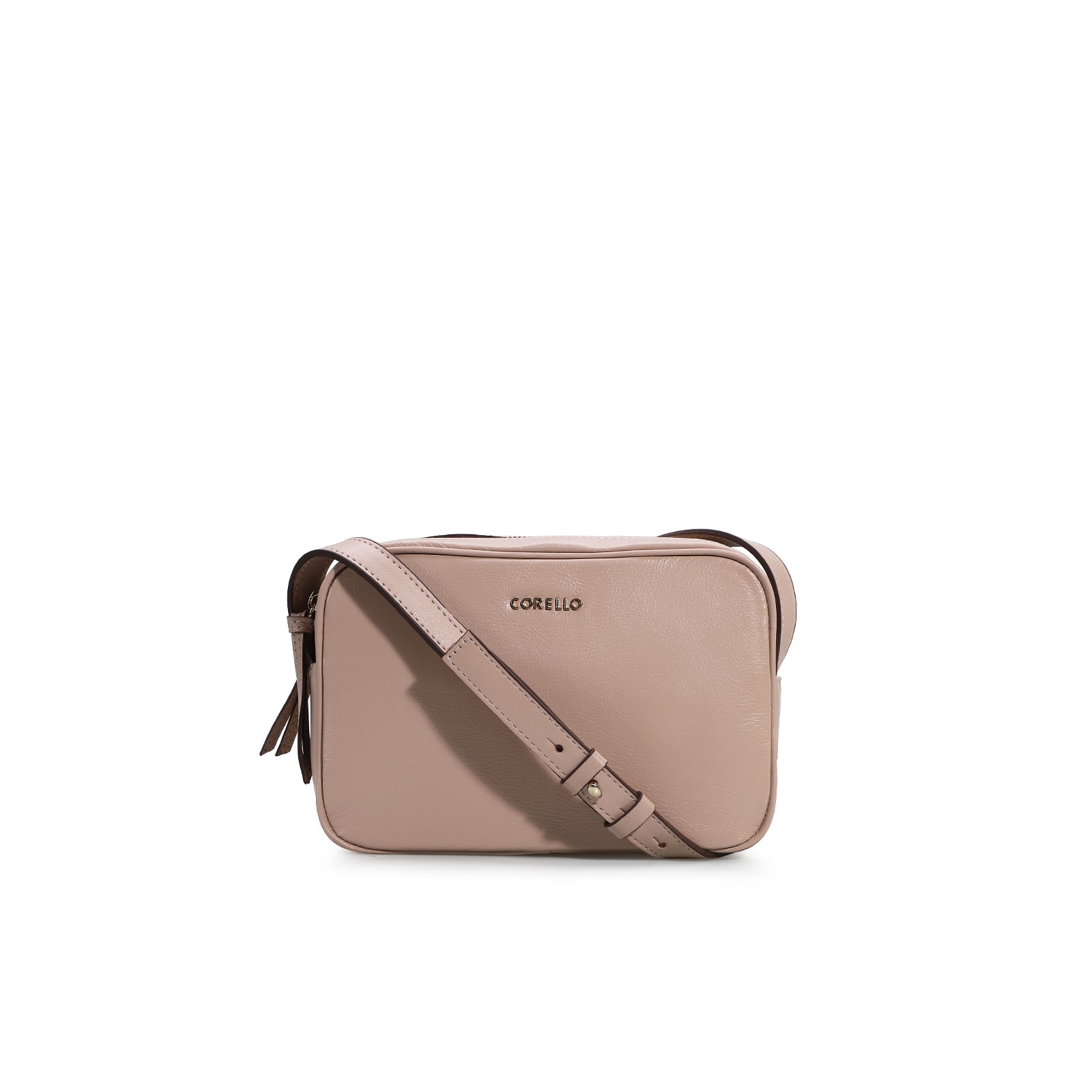 Bolsa Transversal Couro Rosado