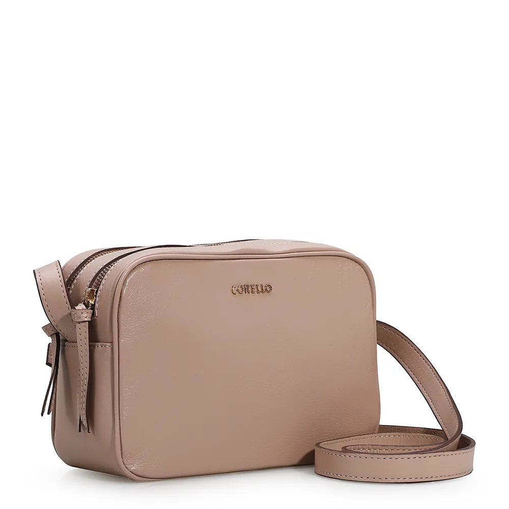 Bolsa Transversal Couro Rosado - imagem 2