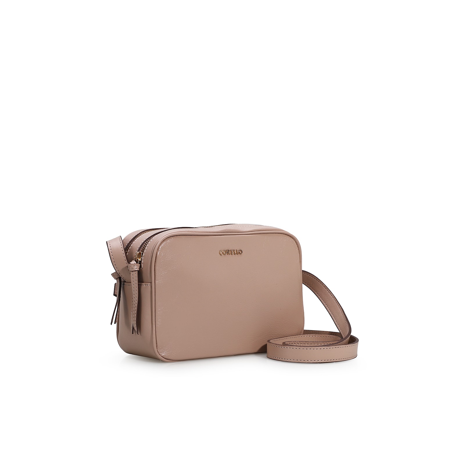 Bolsa Transversal Couro Rosado