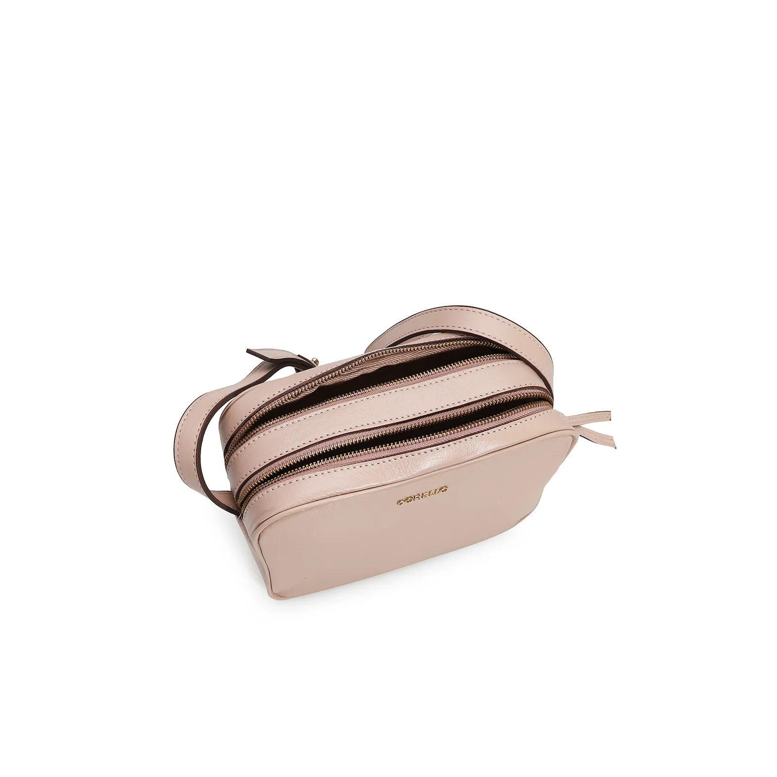 Bolsa Transversal Couro Rosado