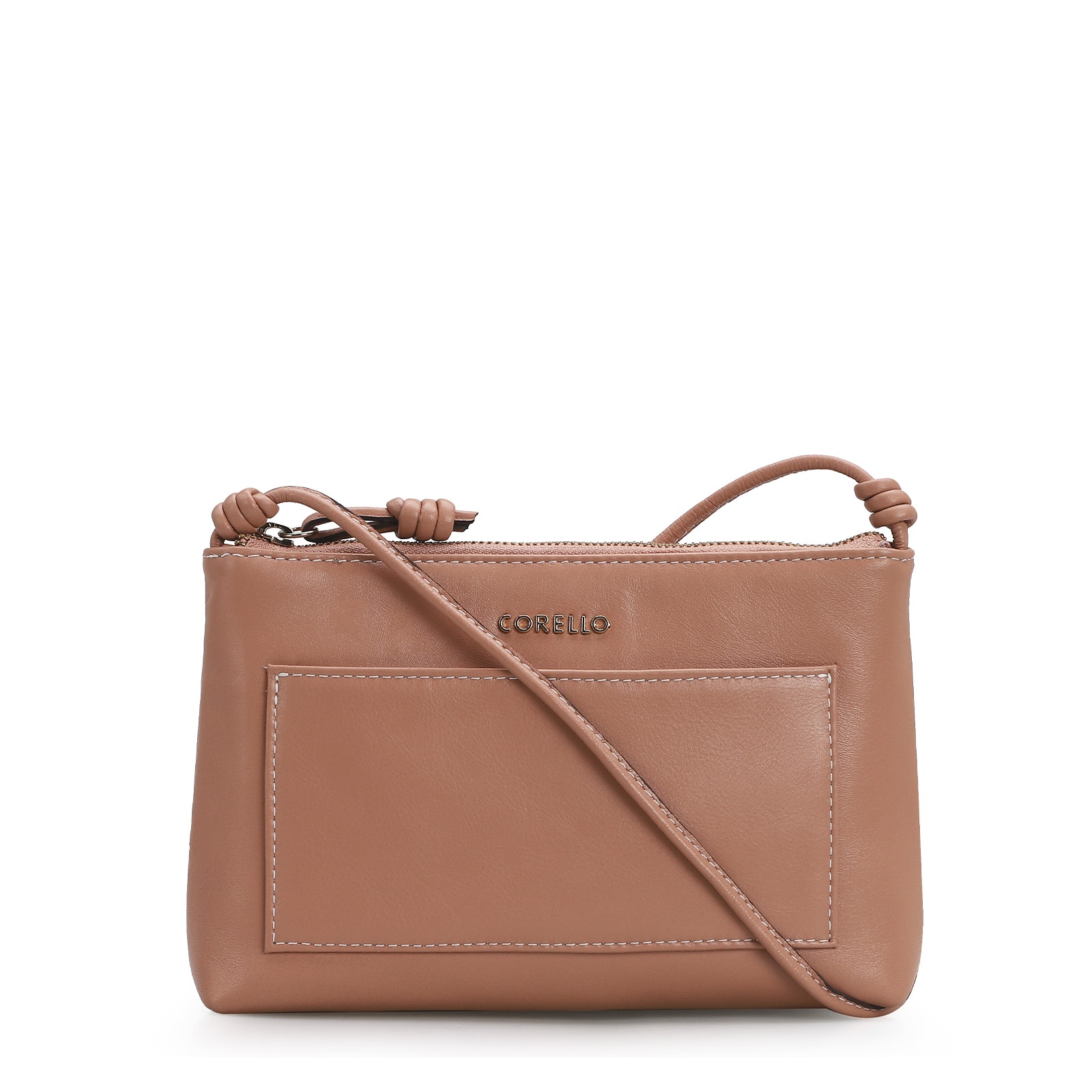 Bolsa Transversal Couro Rose