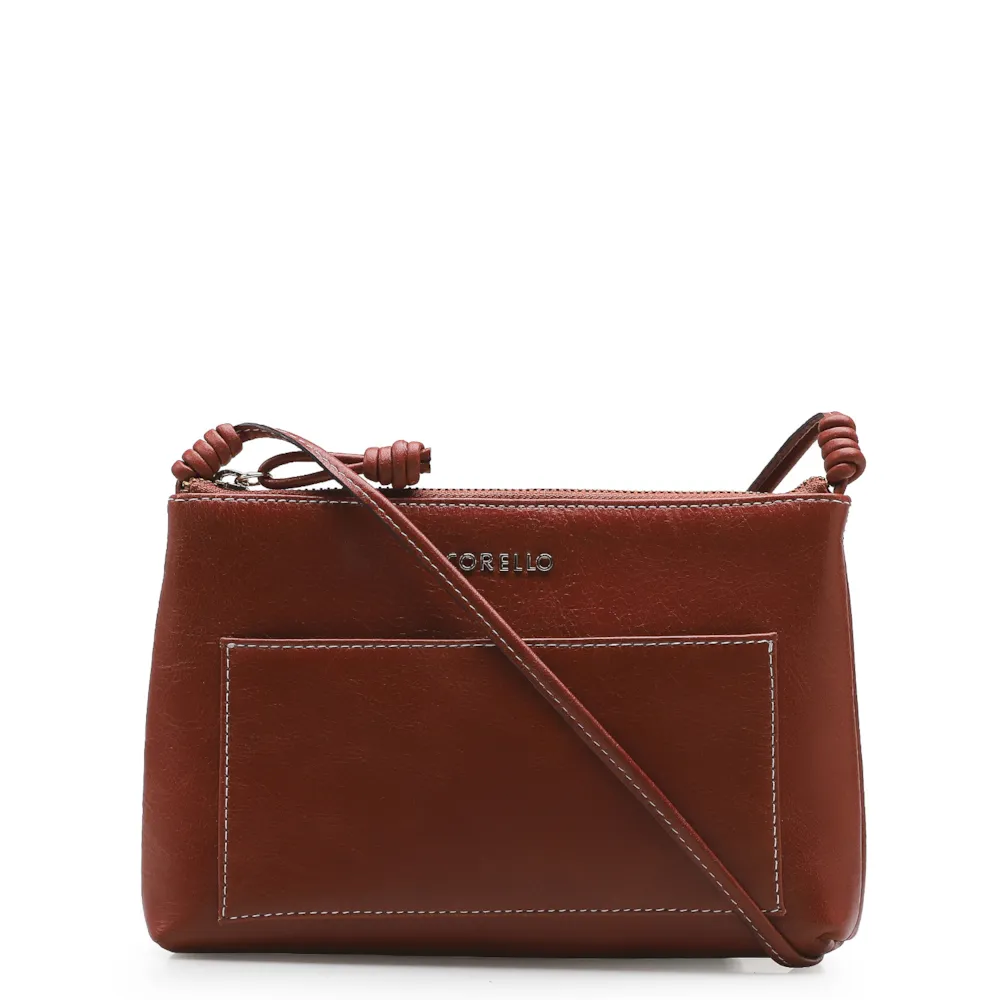 Bolsa Transversal Couro Terracota
