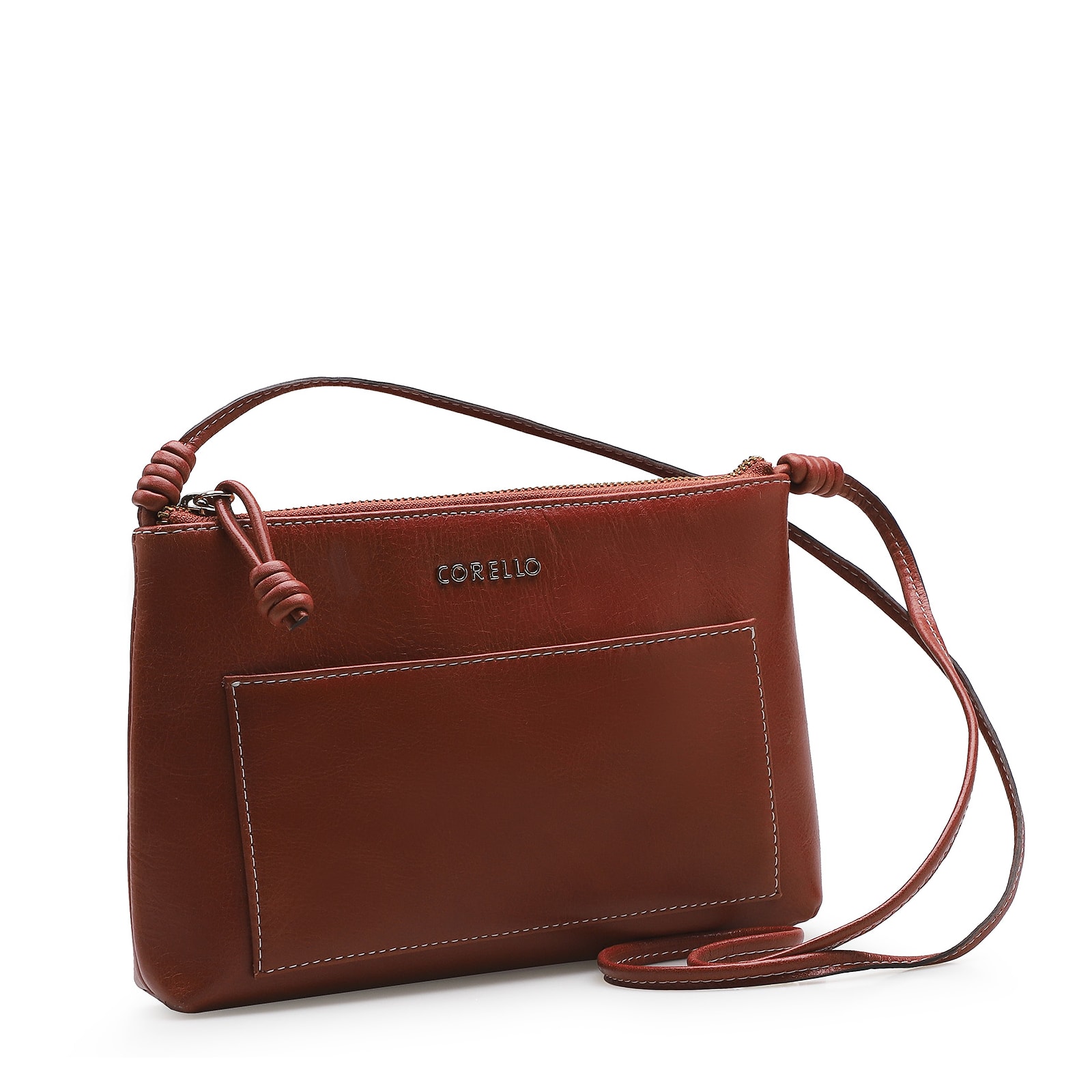 Bolsa Transversal Couro Terracota