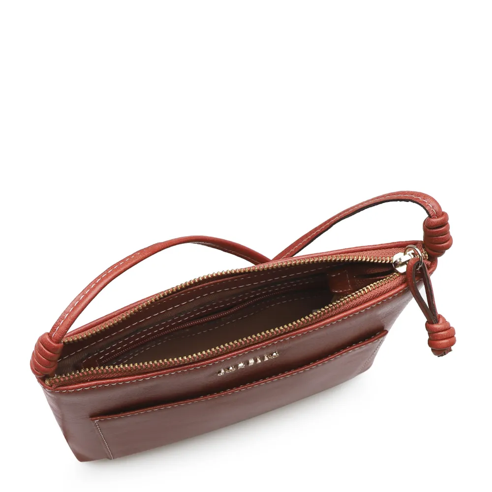 Bolsa Transversal Couro Terracota - imagem 4