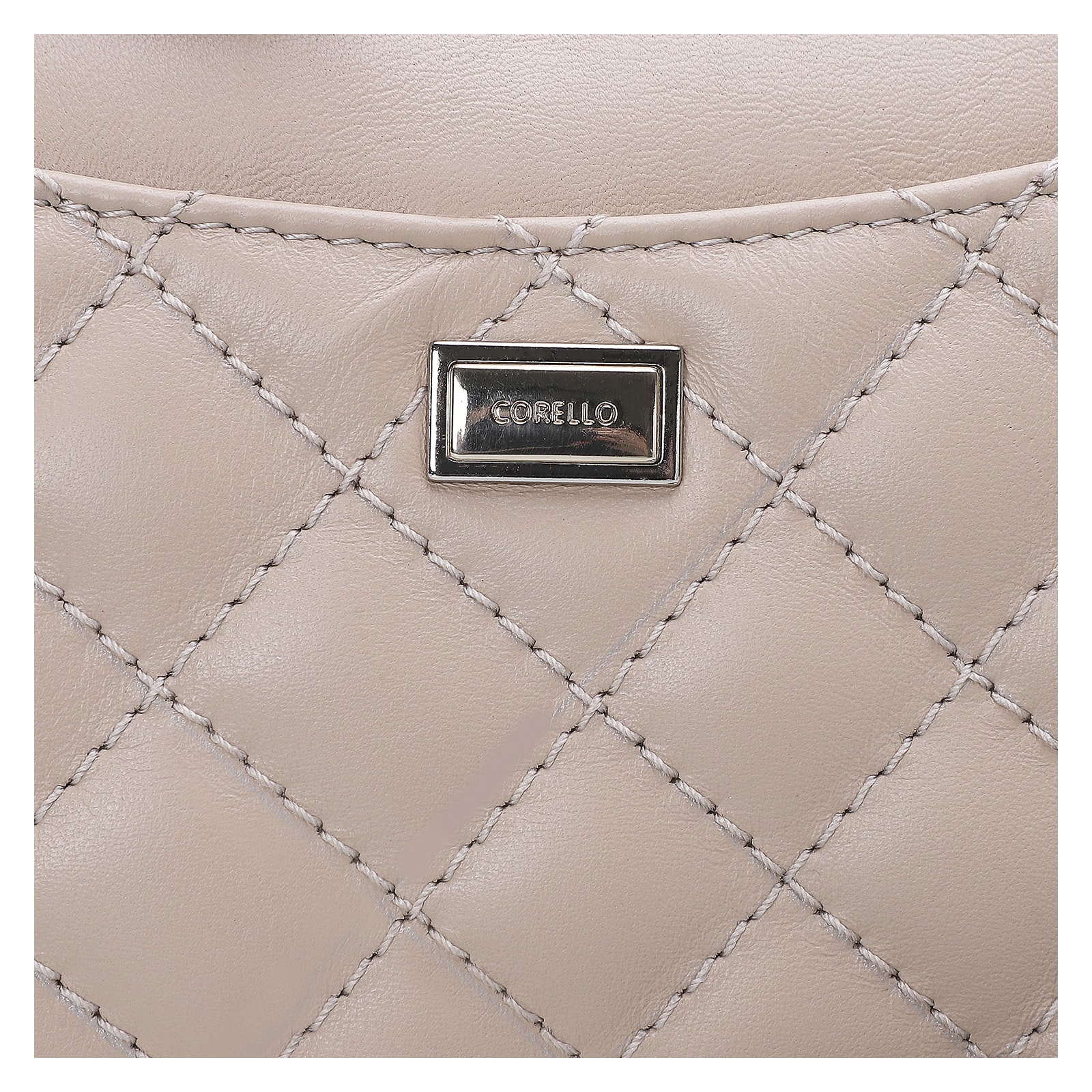 Bolsa Transversal Couro Vanilla