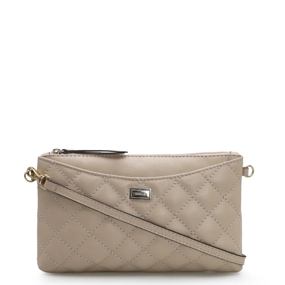 Bolsa Transversal Couro Vanilla