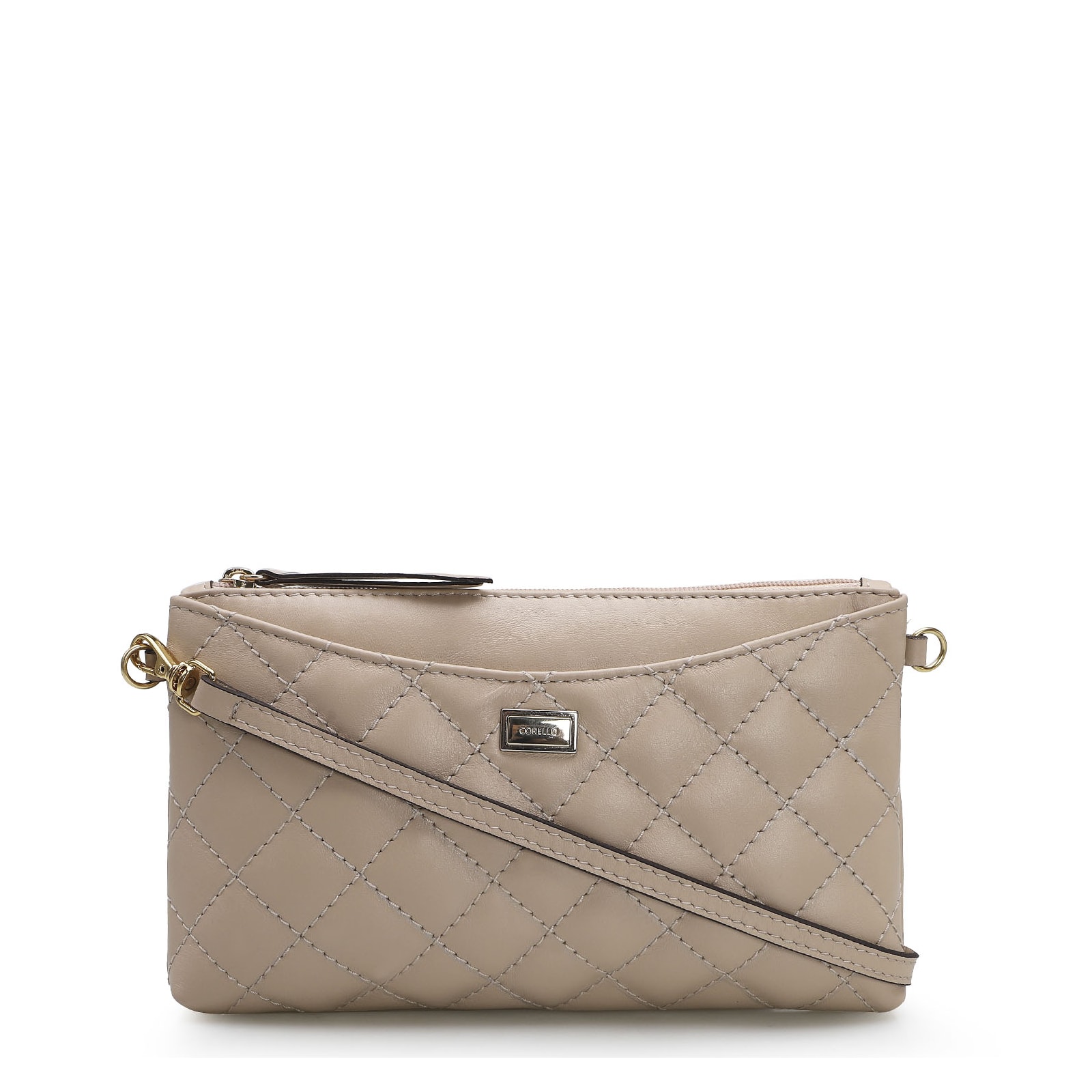 Bolsa Transversal Couro Vanilla