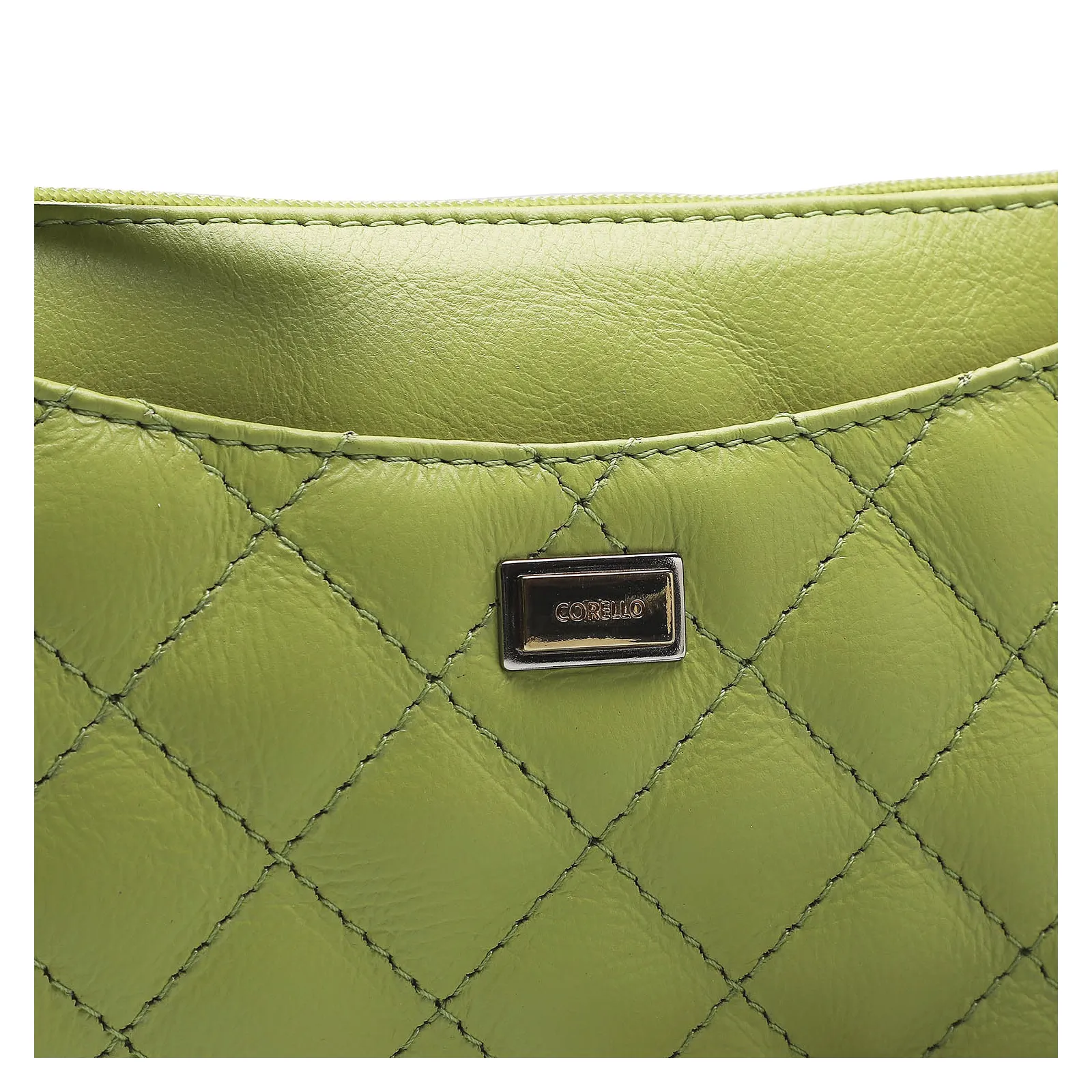 Bolsa Transversal Couro Verde