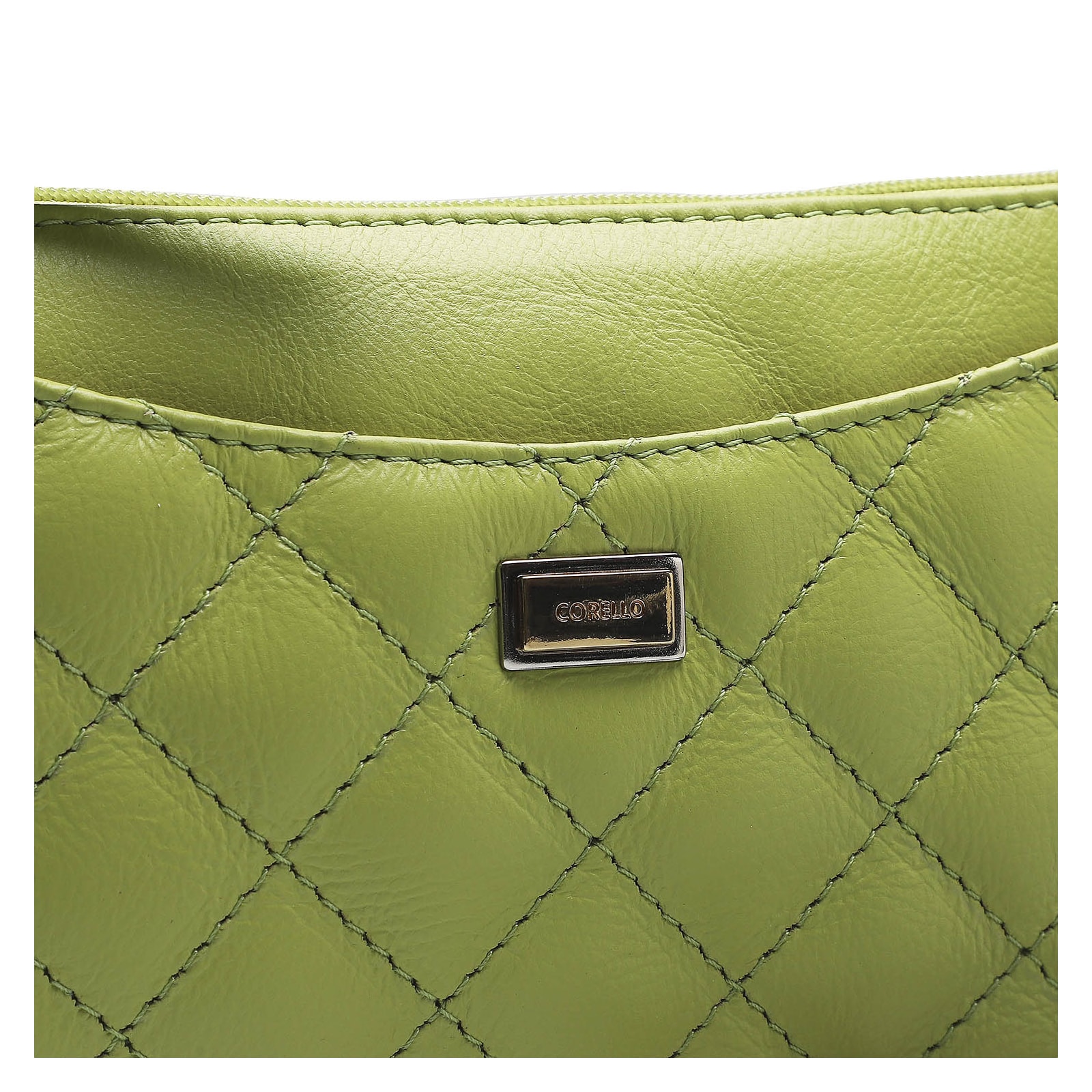 Bolsa Transversal Couro Verde