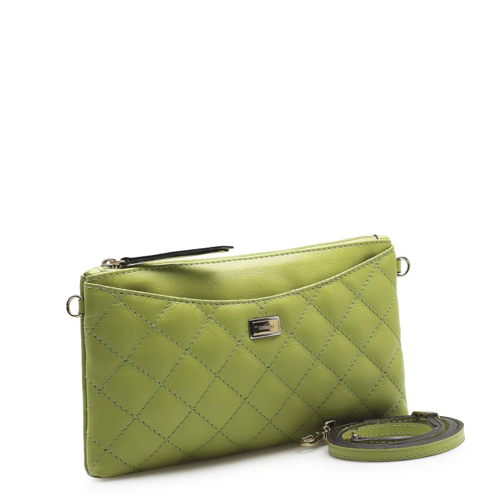 Bolsa Transversal Couro Verde - imagem 2