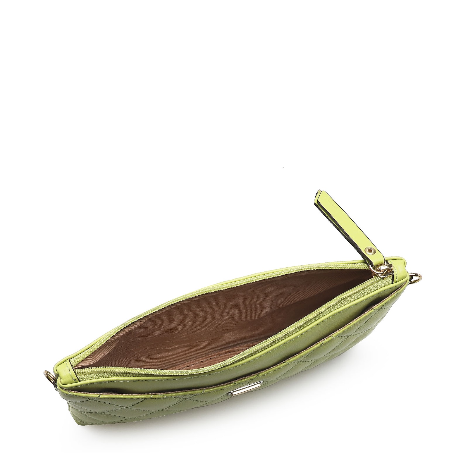 Bolsa Transversal Couro Verde