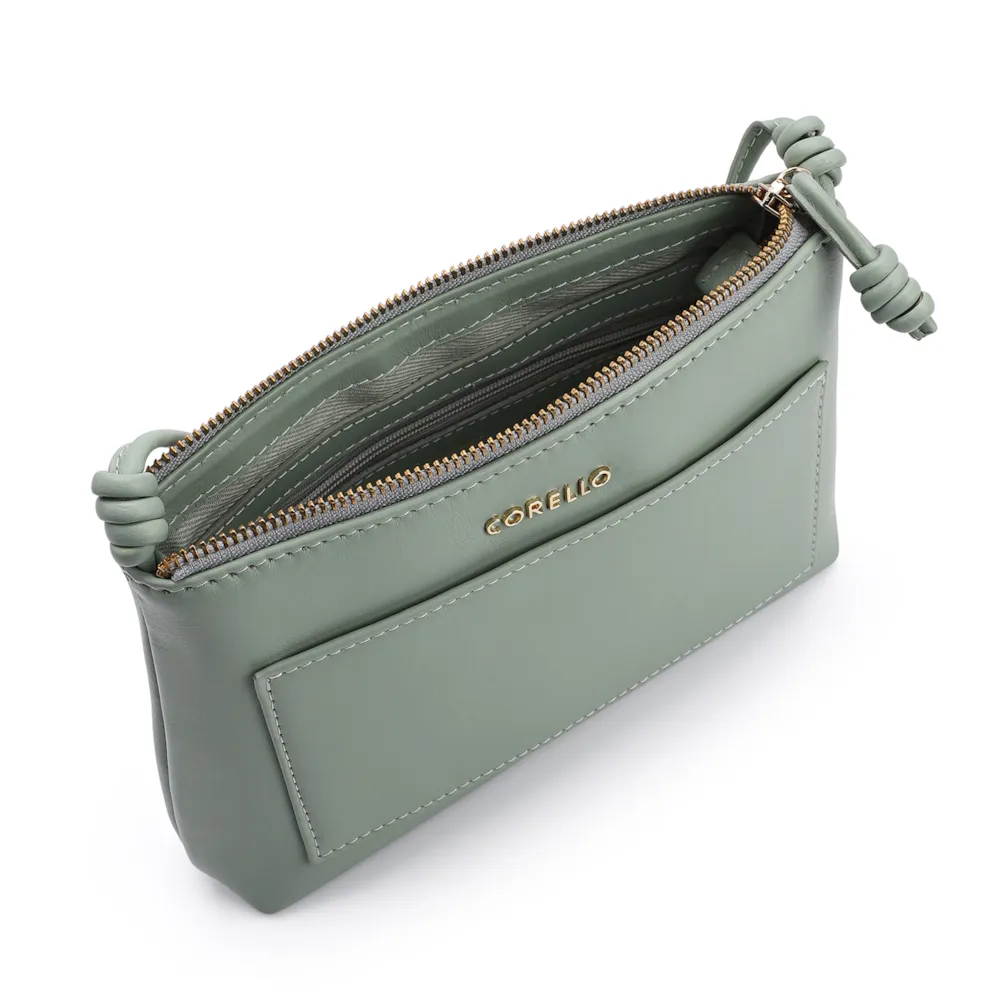 Bolsa Transversal Couro Verde - imagem 4