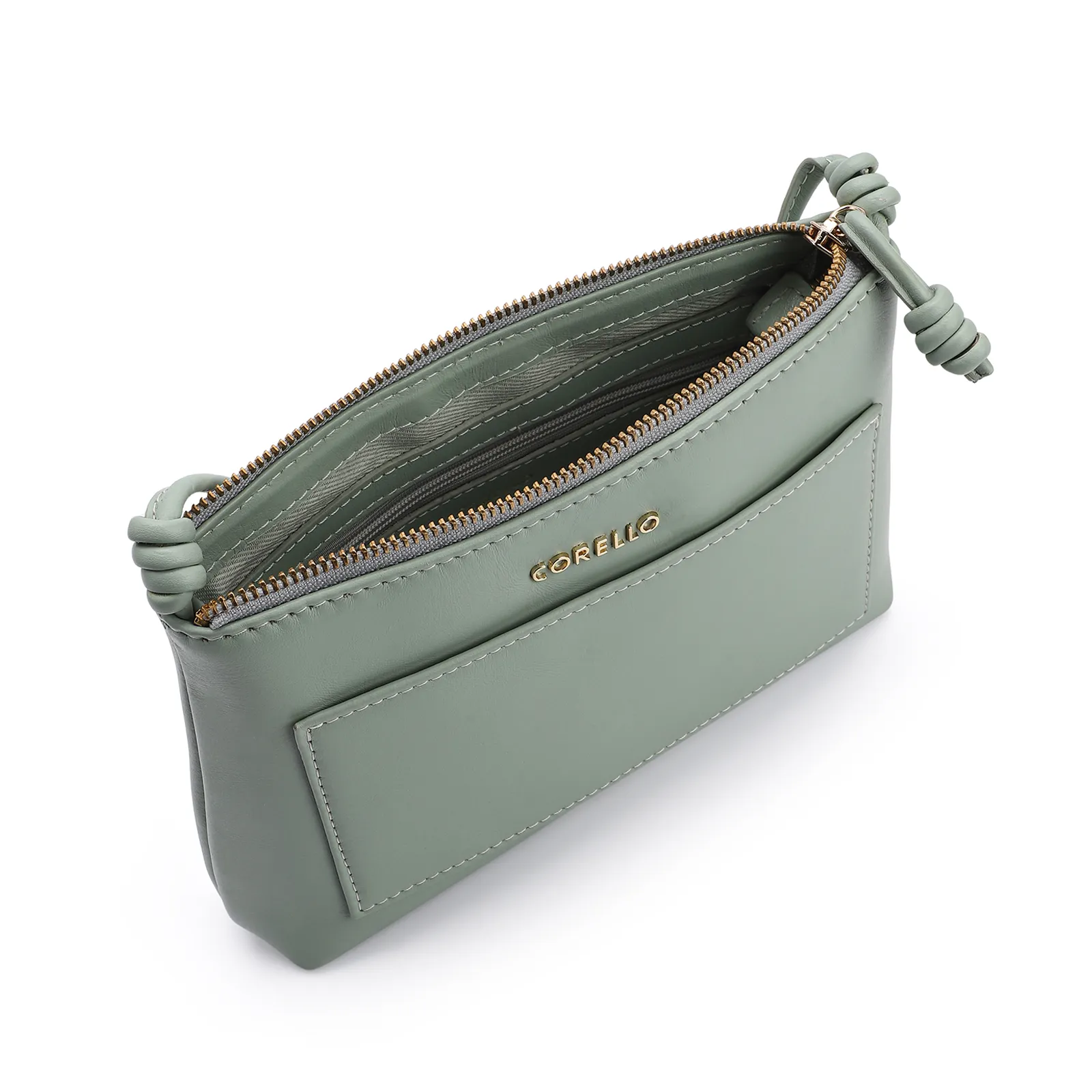 Bolsa Transversal Couro Verde