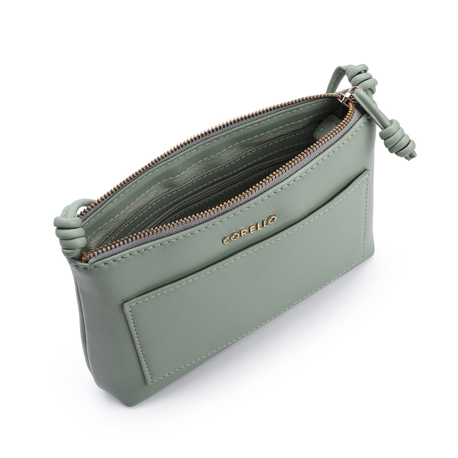 Bolsa Transversal Couro Verde