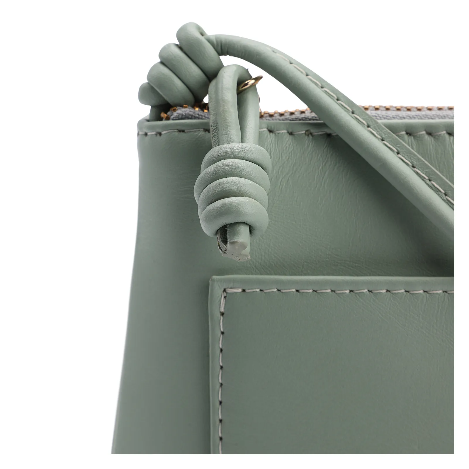 Bolsa Transversal Couro Verde