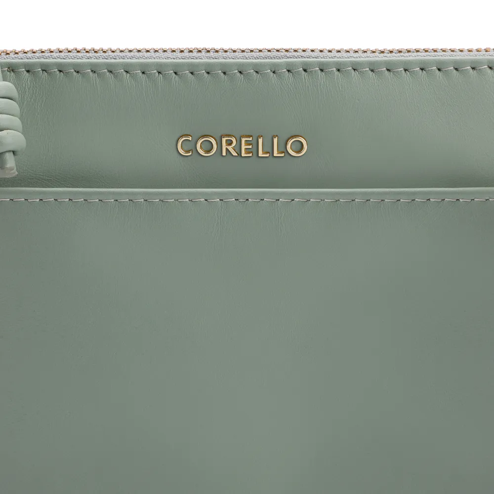 Bolsa Transversal Couro Verde - imagem 6