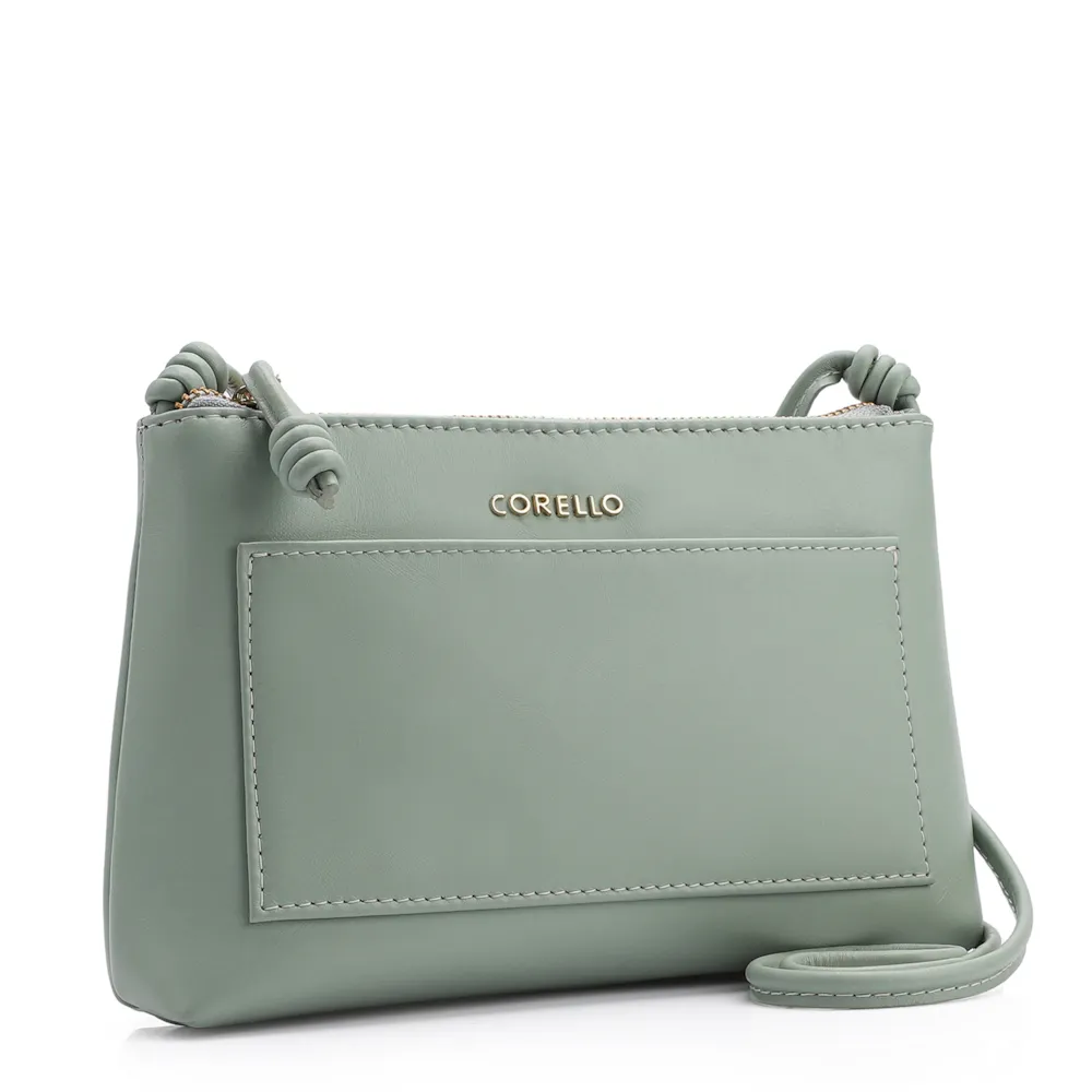 Bolsa Transversal Couro Verde - imagem 2
