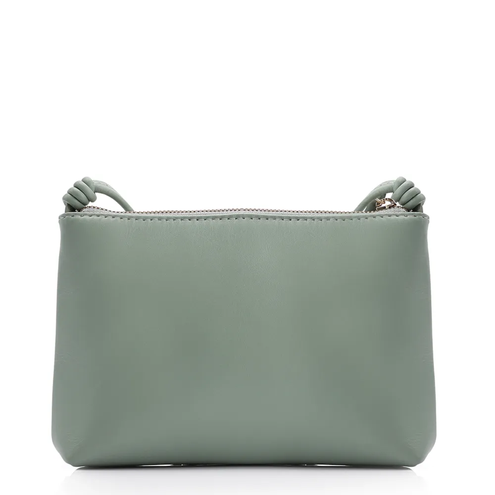 Bolsa Transversal Couro Verde - imagem 3