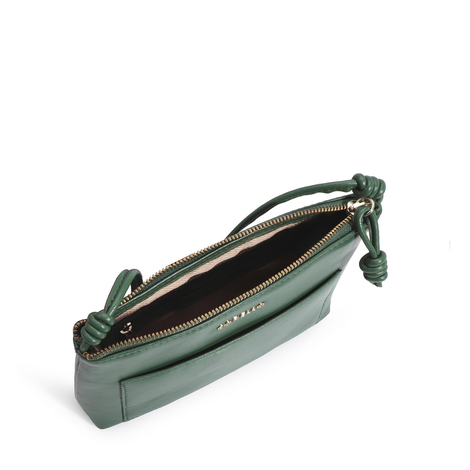 Bolsa Transversal Couro Verde