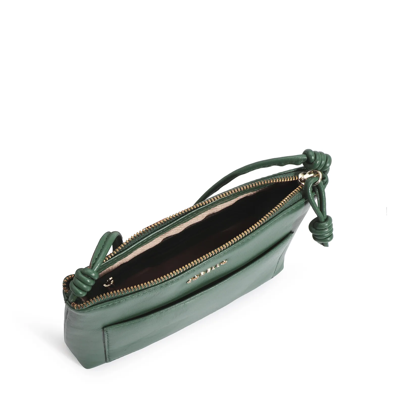 Bolsa Transversal Couro Verde