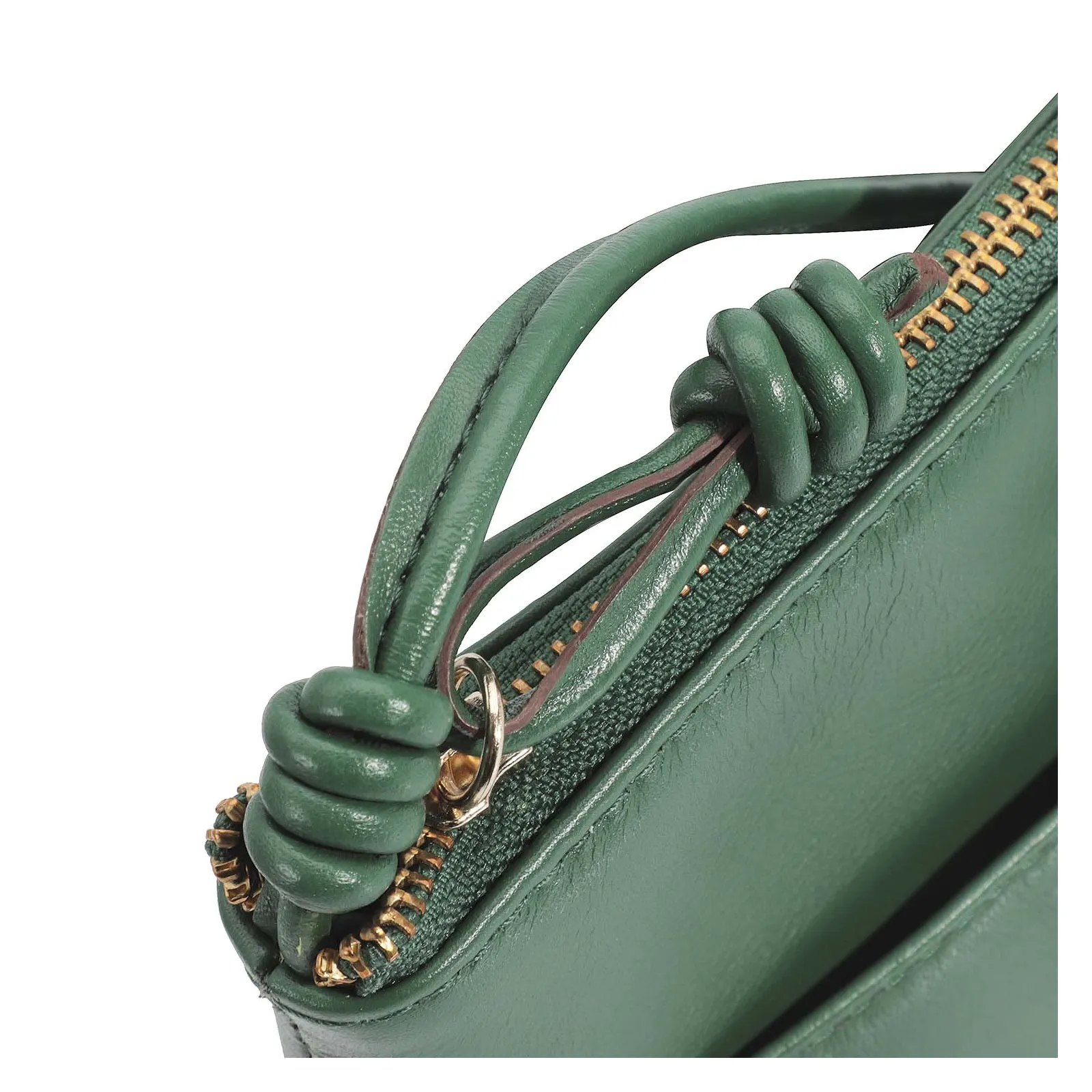 Bolsa Transversal Couro Verde
