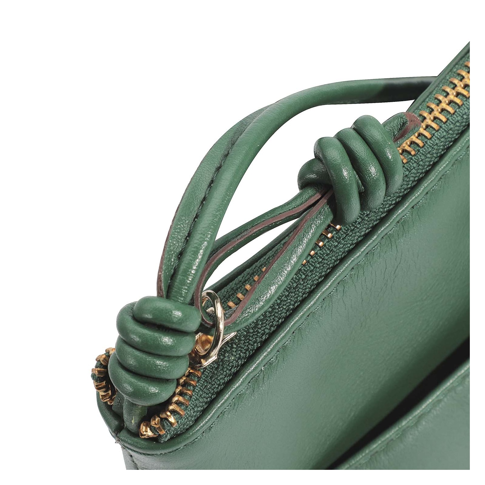 Bolsa Transversal Couro Verde
