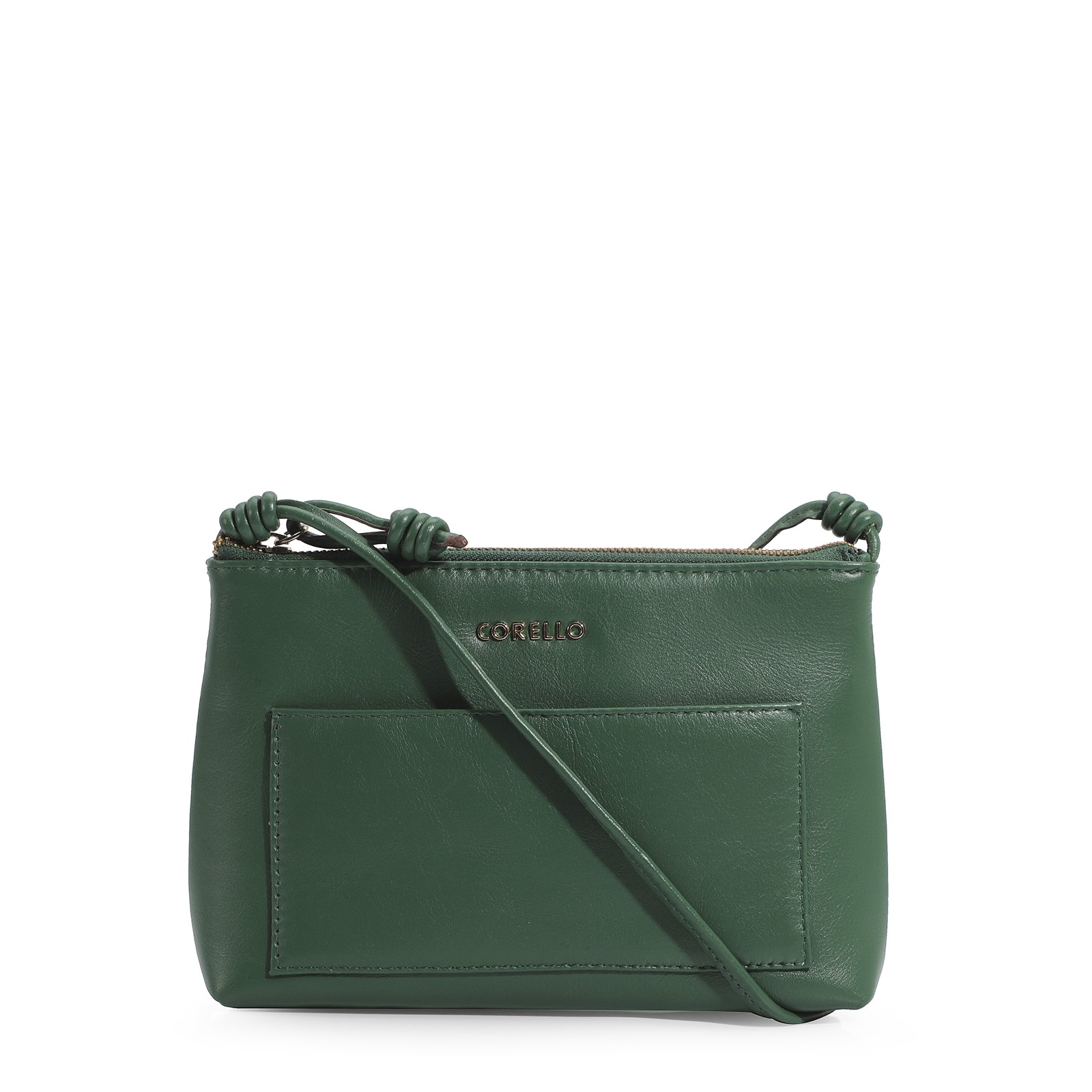 Bolsa Transversal Couro Verde