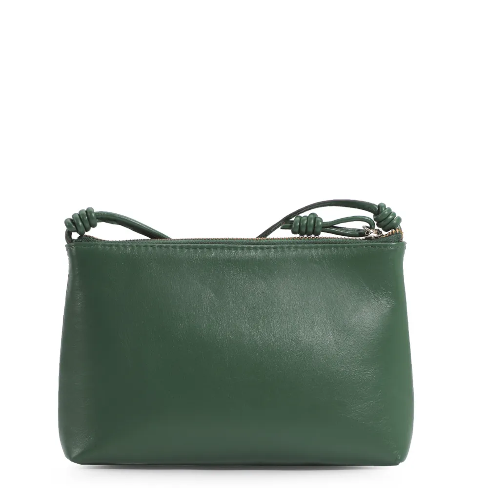 Bolsa Transversal Couro Verde - imagem 3
