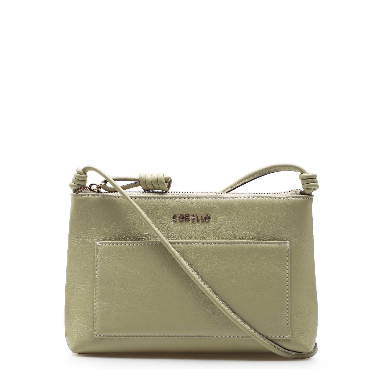 Bolsa Transversal Couro Verde