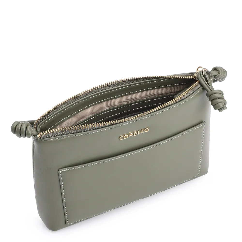 Bolsa Transversal Couro Verde - imagem 4