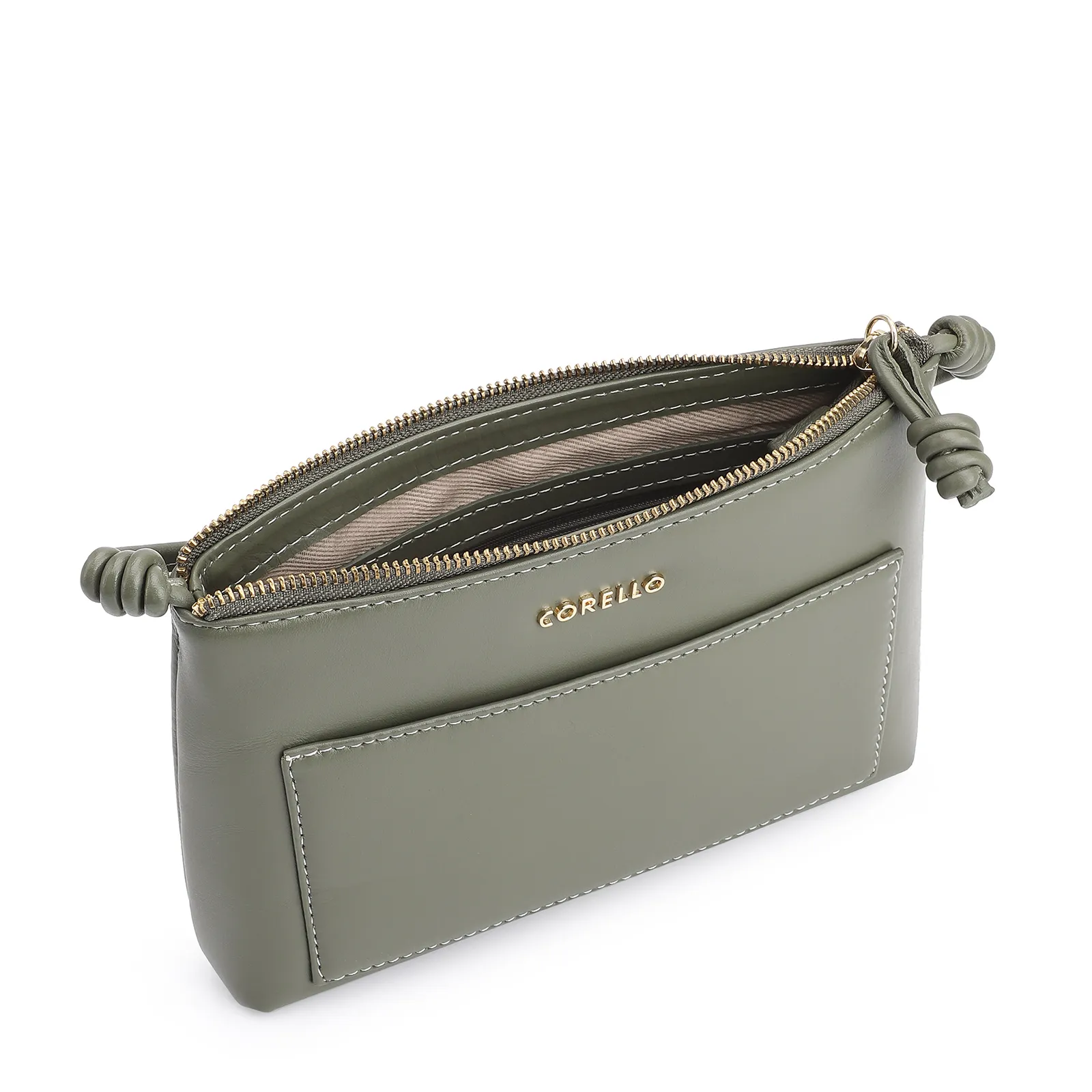 Bolsa Transversal Couro Verde