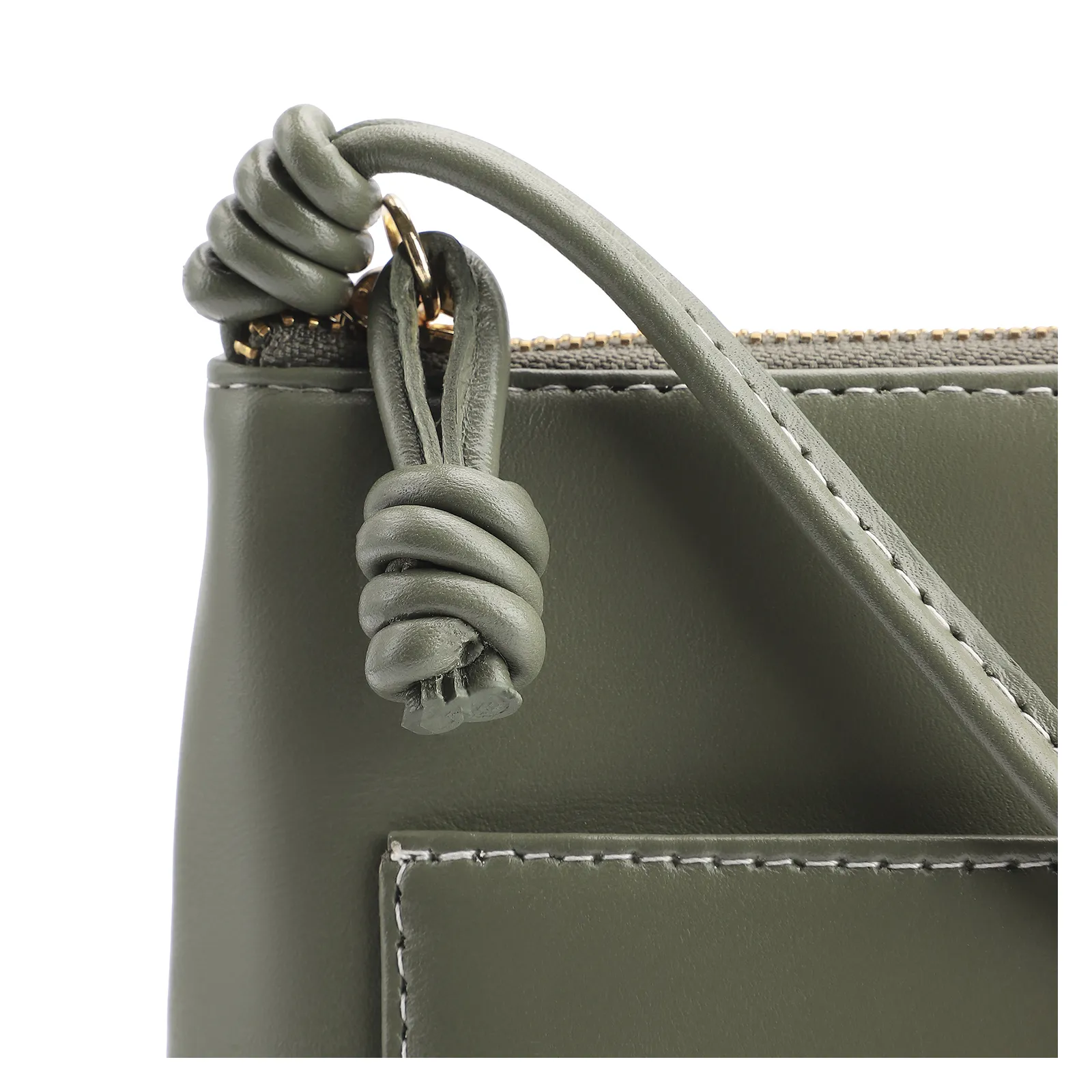 Bolsa Transversal Couro Verde